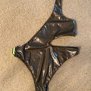 Nwot ivy park x adidas shimmer swim/body suit